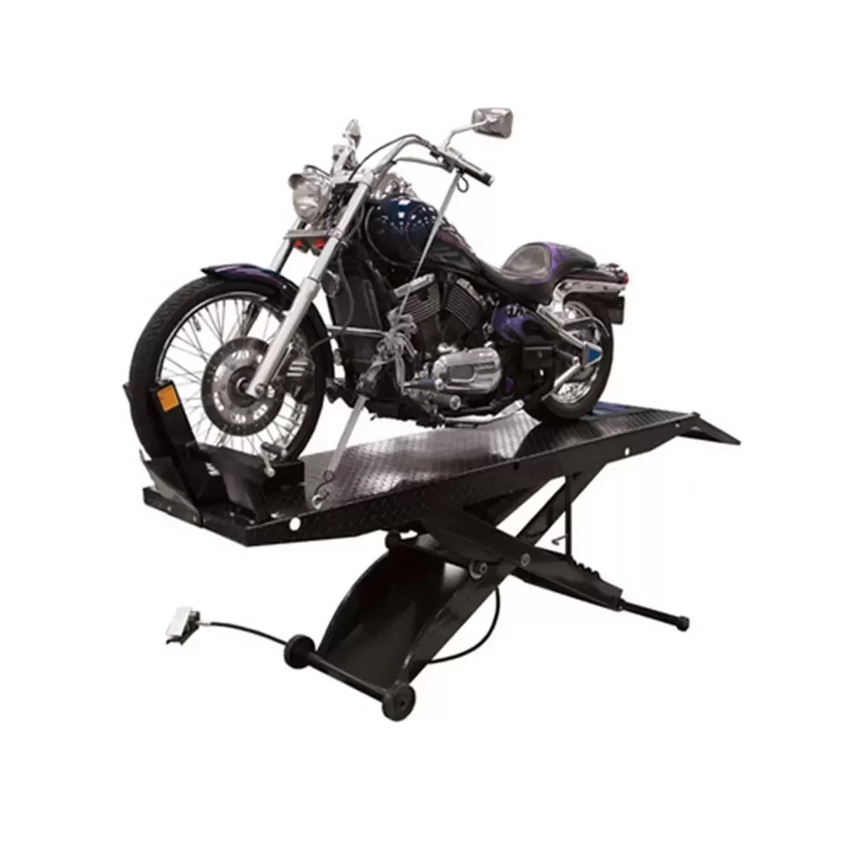 ATLAS 1000 LB MOTORCYCLE LIFT W/ ROLLER PLATE
