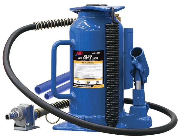 ATD Tools 20-Ton Heavy-Duty Hydraulic Air-Actuated Bottle Jack