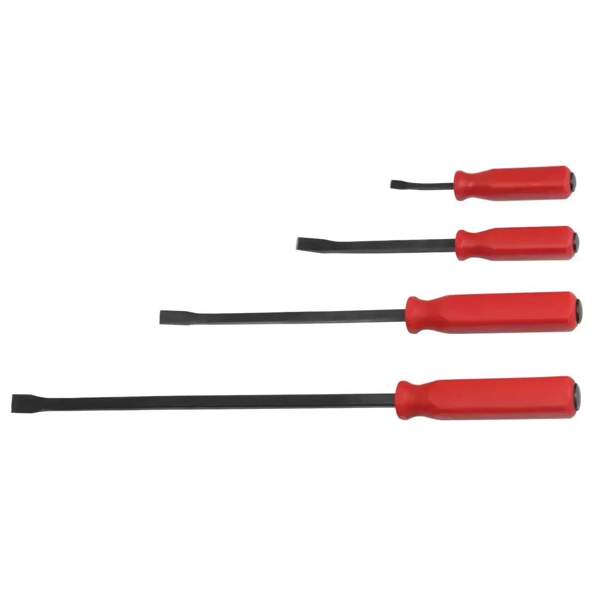 K Tool International 4 Pc Handled Pry Bar set 8", 12", 18", 24"