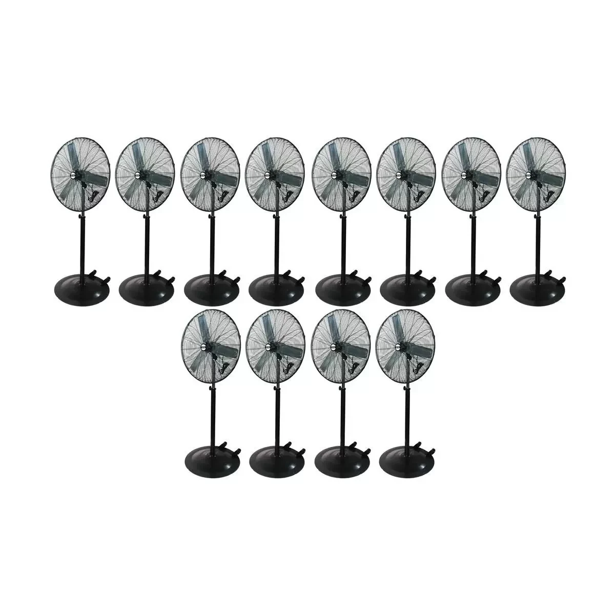 K Tool International 30" Pedestal Industrial Fan Pallet of 12