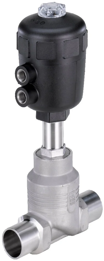 Welded End DN 65 NC Pneumatic 2-Way Globe Valve Stainless Steel - 2012 - 156479