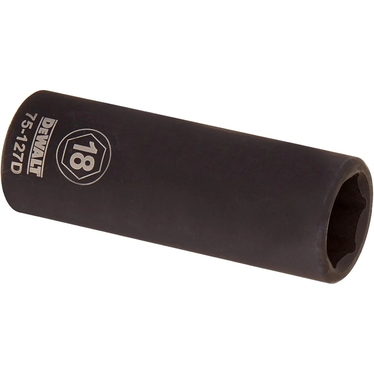 DEWALT 1/2-in. Drive 18 mm Deep Impact Socket, 6-Point (DWMT75127OSP)