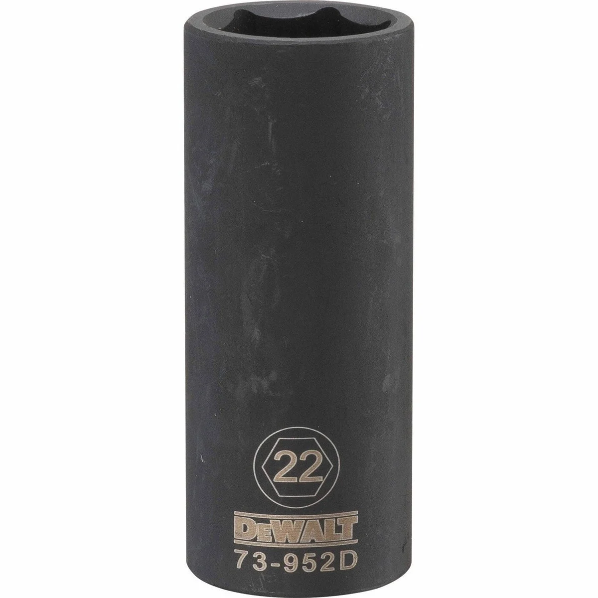 DeWalt 1/2-in. Drive 22 mm 6-Point Deep Impact Socket (DWMT73952OSP)