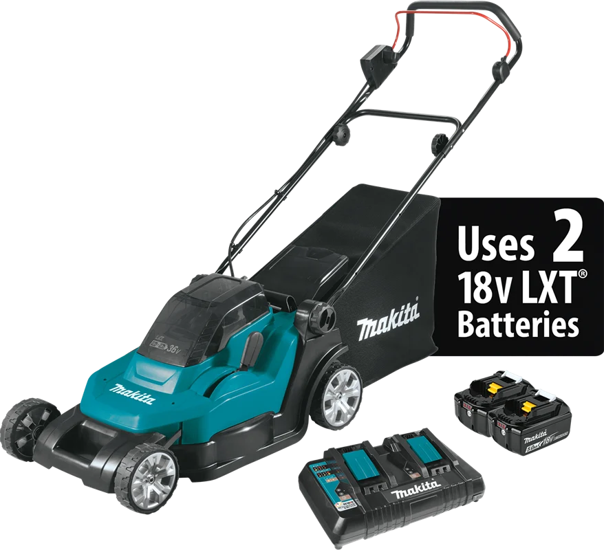 36V (18V X2) LXT? 17" Residential Lawn Mower Kit (5.0Ah), Single lever, XML05PT