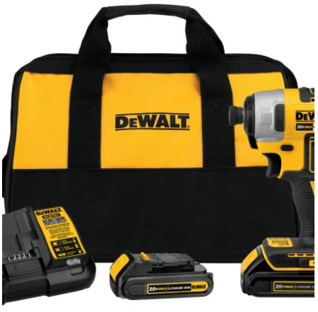 20V MAX* BRUSHLESS 1/4 IN. CORDLESS IMPACT DRIVER KIT DCF787C2