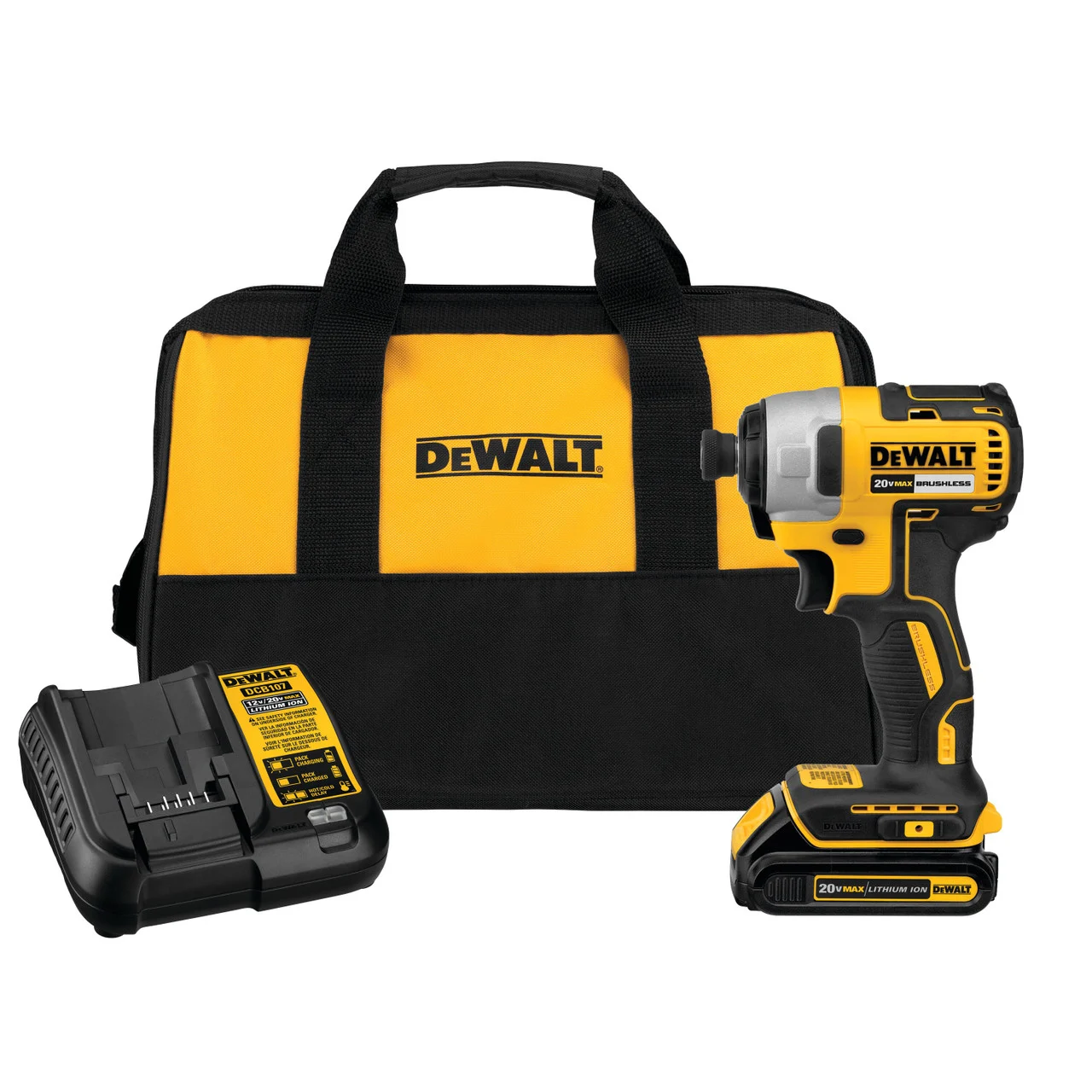 20V MAX* BRUSHLESS IMPACT DRIVER KIT DCF787C1