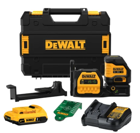 20V MAX* CORDLESS CROSS LINE GREEN LASER KIT DCLE34020G