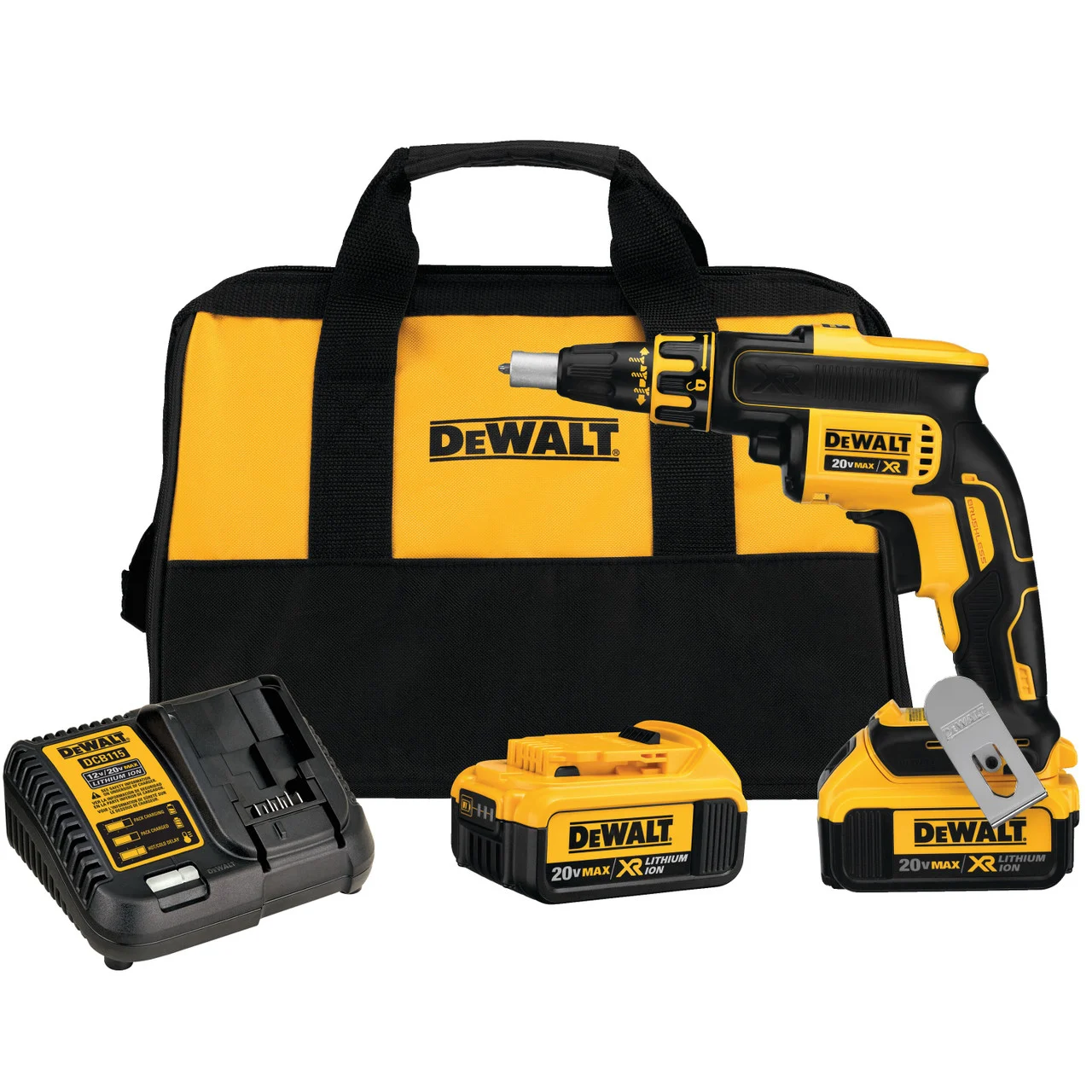 20V MAX* XR BRUSHLESS DRYWALL SCREWGUN KIT DCF620M2
