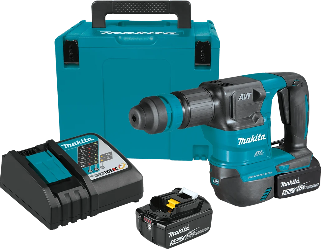 18V LXT? Lithium-Ion Brushless Cordless AVT? Power Scraper Kit, accepts SDS-PLUS (5.0Ah), XKH01TJ