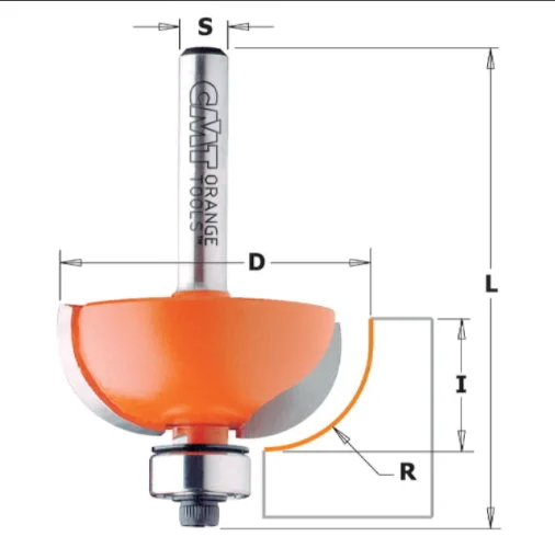 CMT 837.690.11,7/8''Cove Router Bits