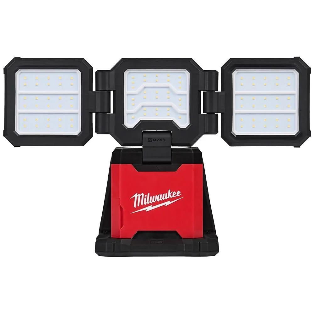 Milwaukee PROMO M18 ROVER Dual Power 4500-Lumen Triple-Panel Flood & Area Light, Tool Only