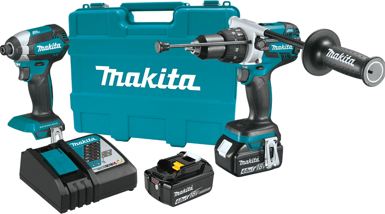 18V LXT? Lithium-Ion Brushless Cordless 2-Pc. Combo Kit (4.0Ah), Hammer Drill features, XT267M