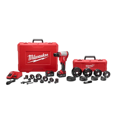 M18? FORCE LOGIC? 10T Knockout Tool 1/2" - 4" Kit