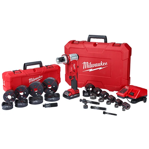 M18? FORCE LOGIC? 6T Knockout Tool 1/2" - 4" Kit
