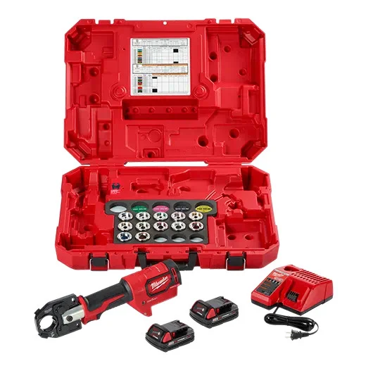 M18? FORCE LOGIC? 600 MCM Crimper Kit* with #8 ? 350MCM Al Dies *350MCM Al