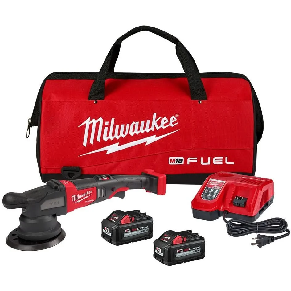 Milwaukee 2685-22HD M18 FUEL 6-inch 21mm Random Orbital Polisher 6.0Ah Kit