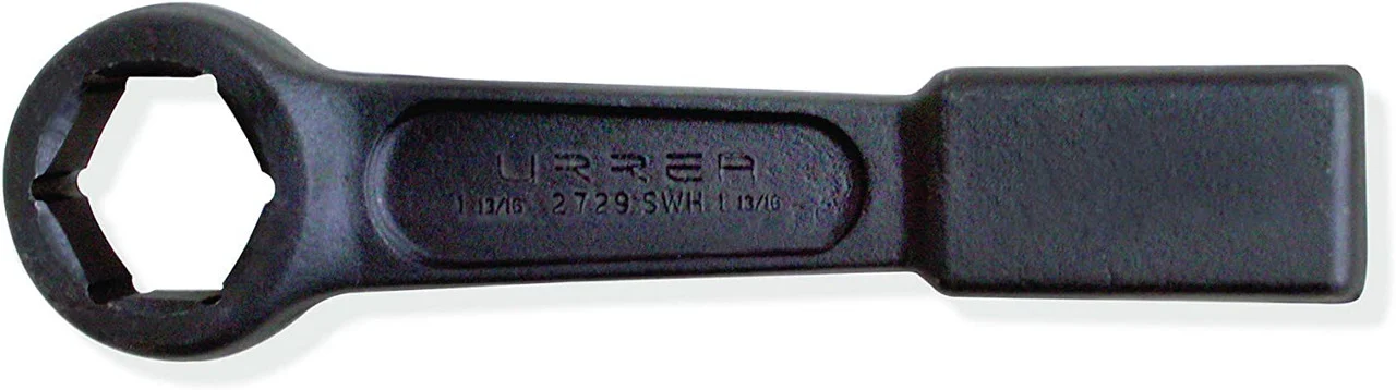 URREA 6-Point Striking Wrench - 7/8? Flat Strike Wrench with Straight Pattern De