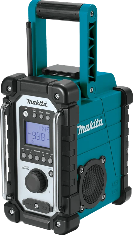 18V LXT? Lithium-Ion Cordless Job Site Radio, Tool Only, Protective bumper, XRM05