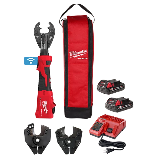 M18? FORCE LOGIC? 6T Linear Utility Crimper Kit w/ O-D3 Jaw & Cutting Jaws