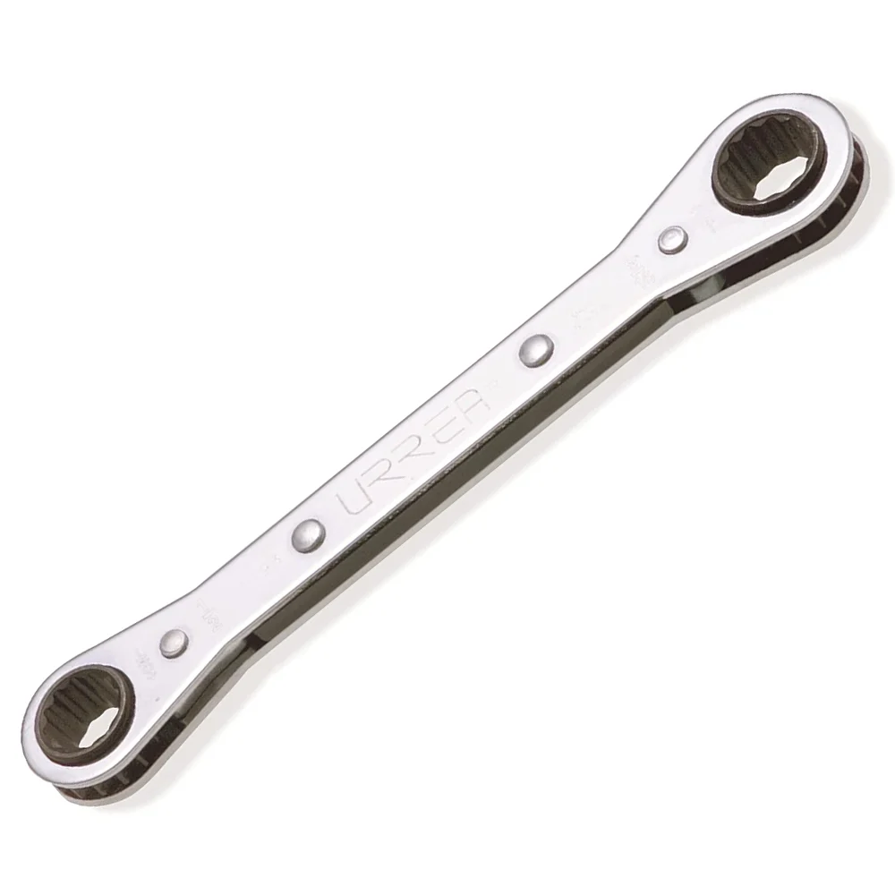 URREA Metric Flat Ratcheting Box-End Wrench 7 x 8 mm,12 Point,1191M