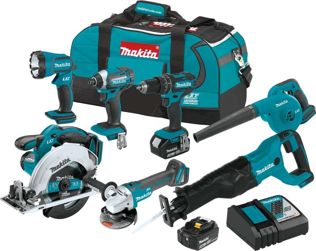 18V LXT? Lithium-Ion Cordless 7-Pc. Combo Kit (3.0Ah), Variable 2-speed, XT706