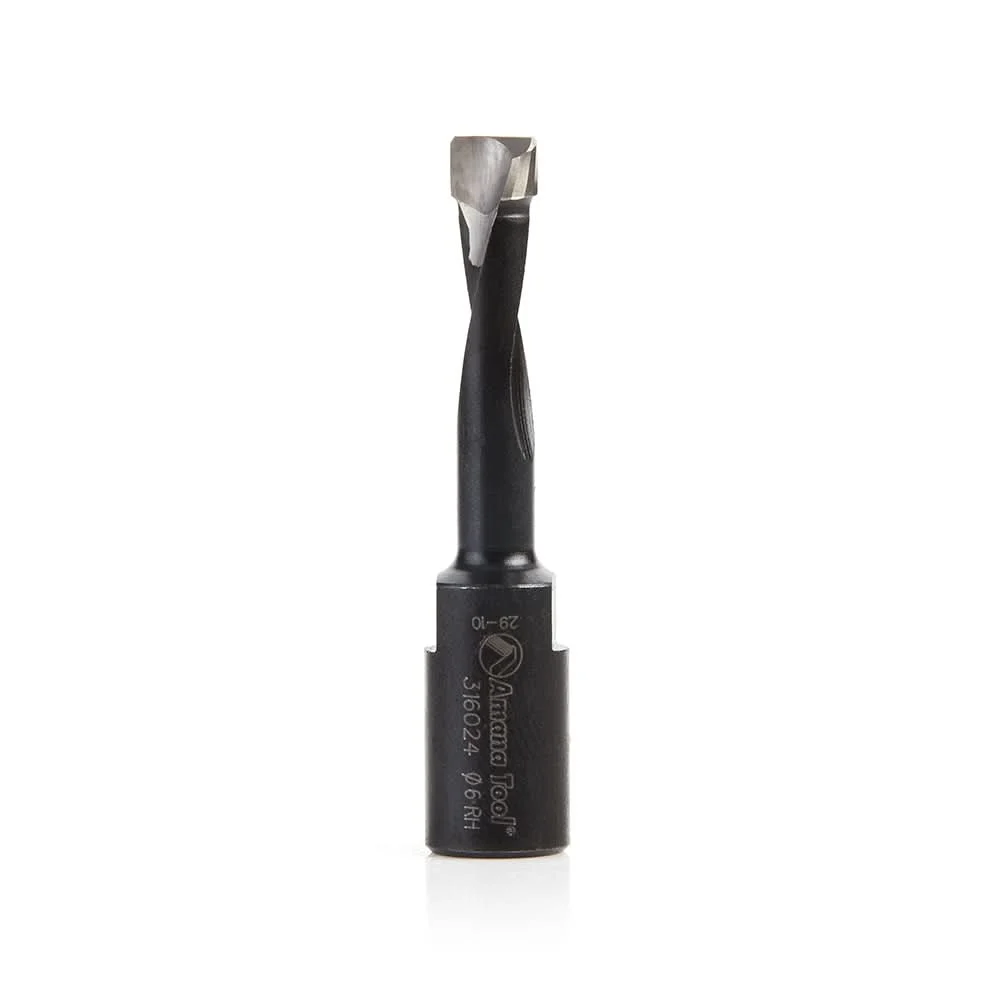 Amana Tools 316024 Festool Domino DF 500 6mm Double-Flute Carbide Tipped Bit