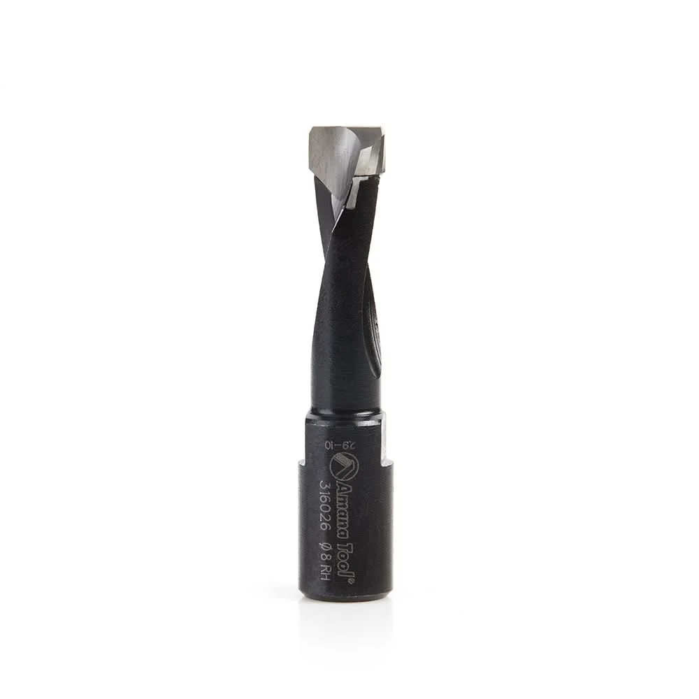 Amana Tools 316026 Festool Domino DF 500 8mm Double-Flute Carbide Tipped Bit