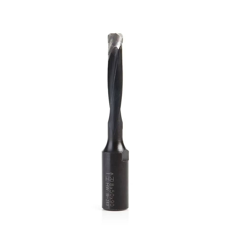 Amana Tools 316028 Festool Domino 700 XL 8mm Double-Flute Carbide Tipped Bit