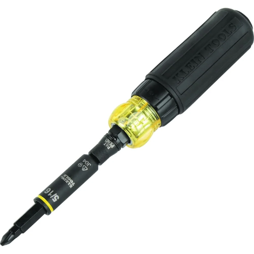 Klein Tools 32500HDRT 11-in-1 Ratcheting Impact Rated Screwdriver / Nut Driver