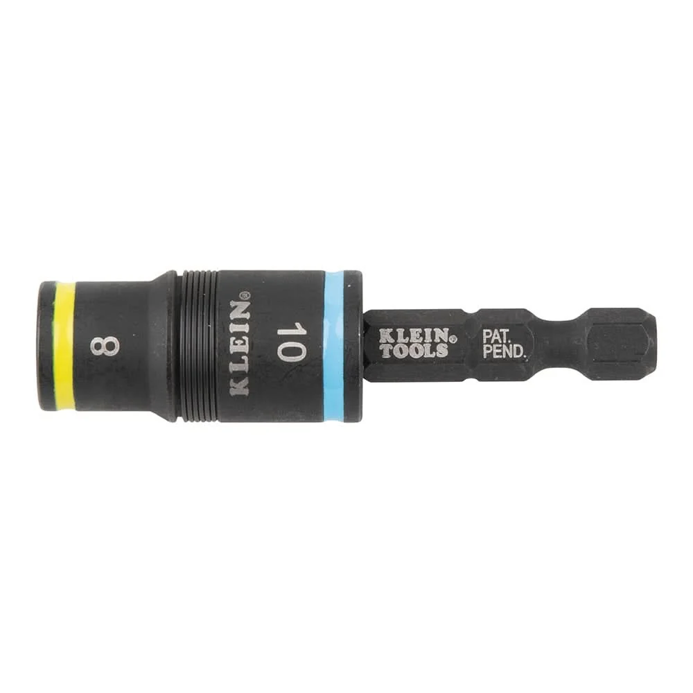Klein Tools 32931M 2-in-1 Impact Rated Flip Socket Set, Metric
