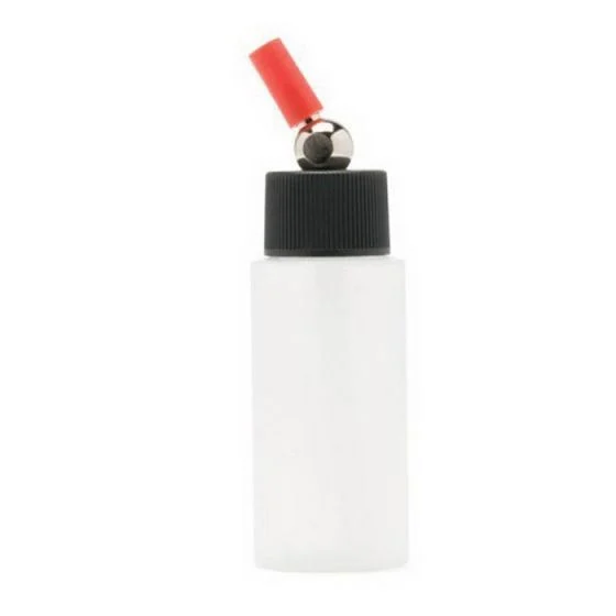 ANEST IWATA 4162 High Strength Cylinder Bottle with Adapter Cap, 1 oz, Use With: