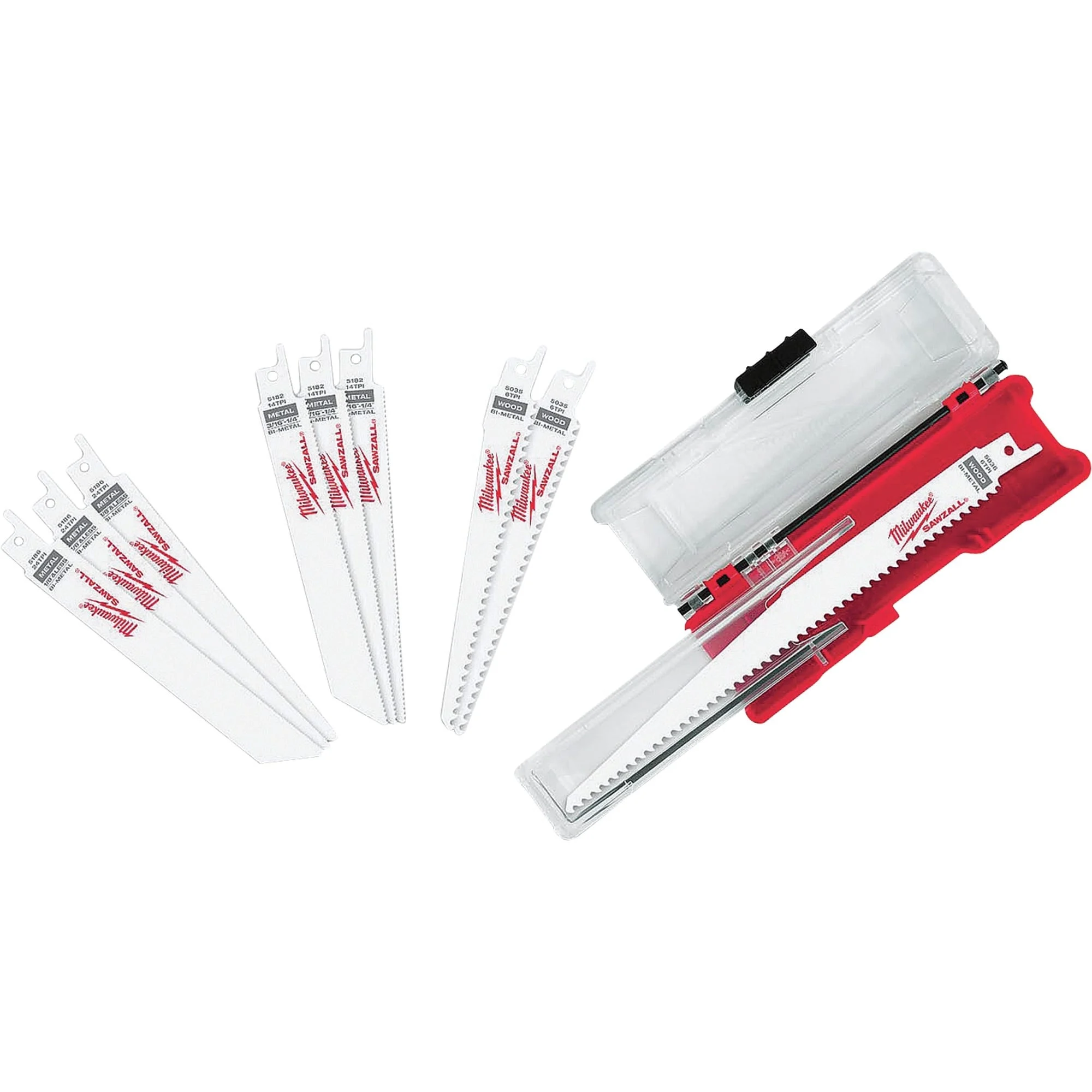 Milwaukee 9-Piece SAWZALL Recip Blade Set