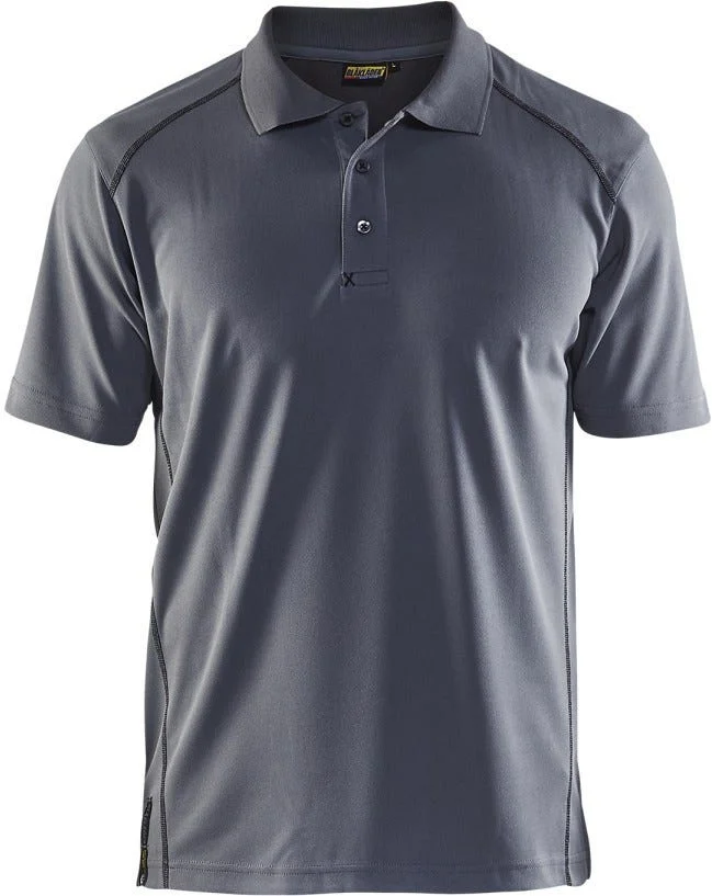 Blaklader 34511051 Short Sleeve Polo Shirt, Grey