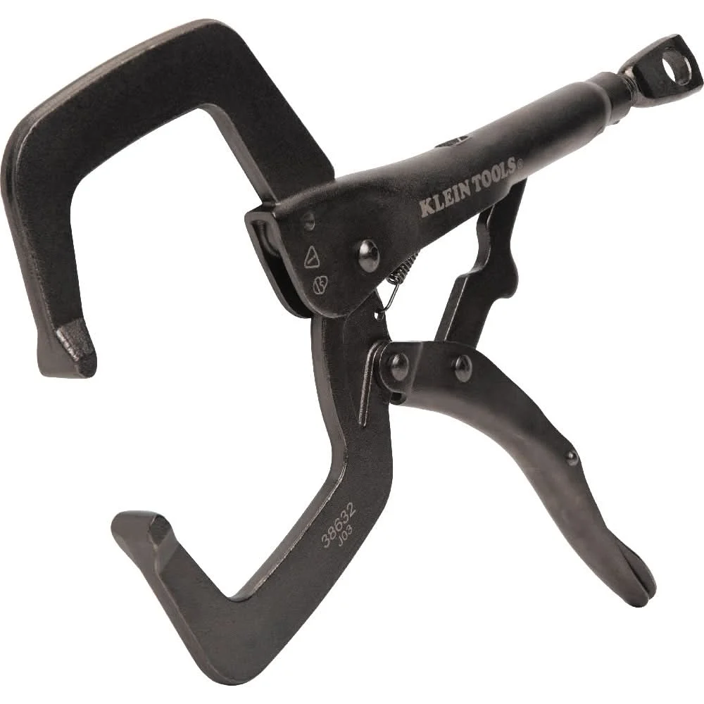 Klein Tools 38632 C-Clamp Locking Pliers With Standard Jaws, 11-Inch