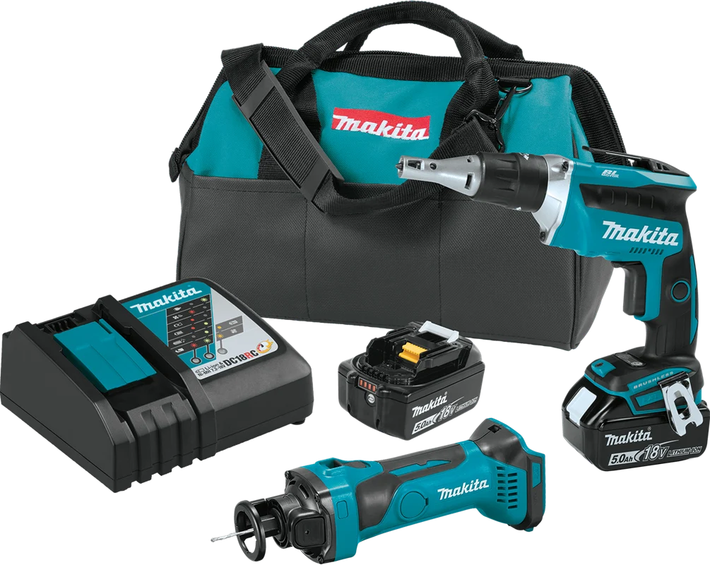 18V LXT? Lithium-Ion Cordless 2-Pc. Combo Kit (5.0Ah), Motor delivers, XT255T