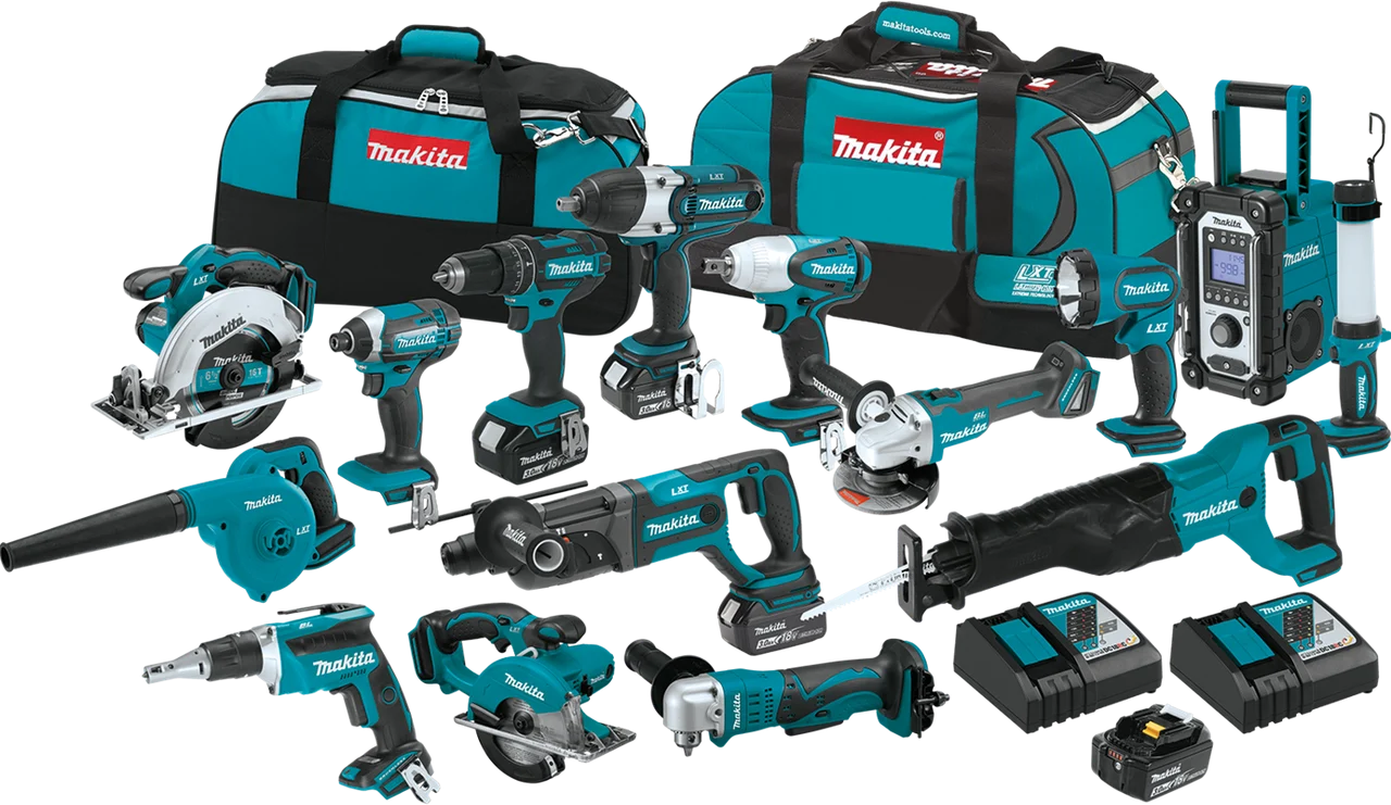 18V LXT? Lithium-Ion Cordless 15-Pc. Combo Kit (3.0Ah), Variable speed Impact Drive, XT1501