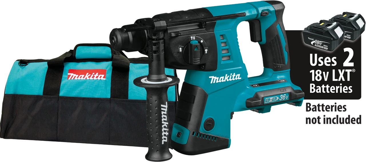 36V (18V X2) LXT? 1" Rotary Hammer, accepts SDS-PLUS bits, Tool Only, Makita-built motor, XRH05Z
