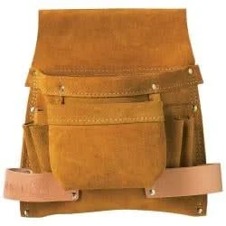 Klein Tools 42241 Tool Pouch, 6-Pockets for Nails, Screws and Tools