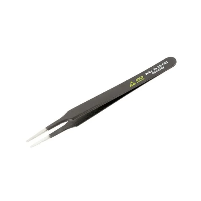 Wiha 44505 ESD Safe Tweezers 2A SA, 120mm