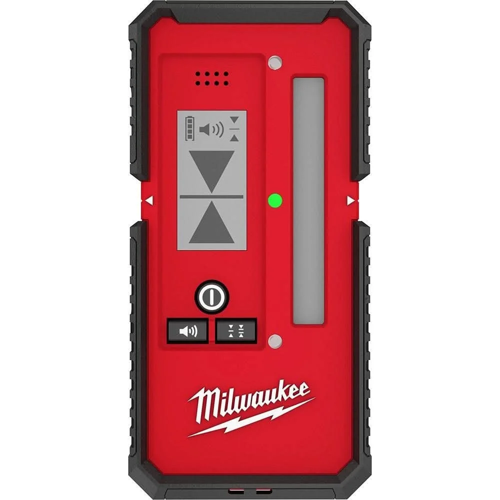 M12 12-Volt Lithium-Ion Cordless Green 125 ft. Cross Line and Plumb Points Laser Level with Laser Detector
