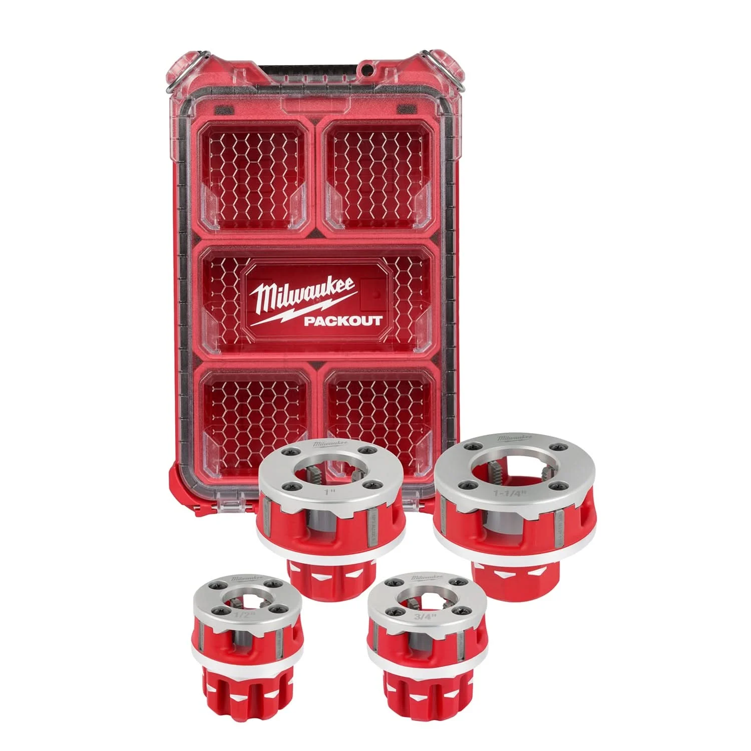 Milwaukee 48-36-1063 1/2" - 1-1/4" ALLOY NPT Compact Forged Aluminum Die Head KIT