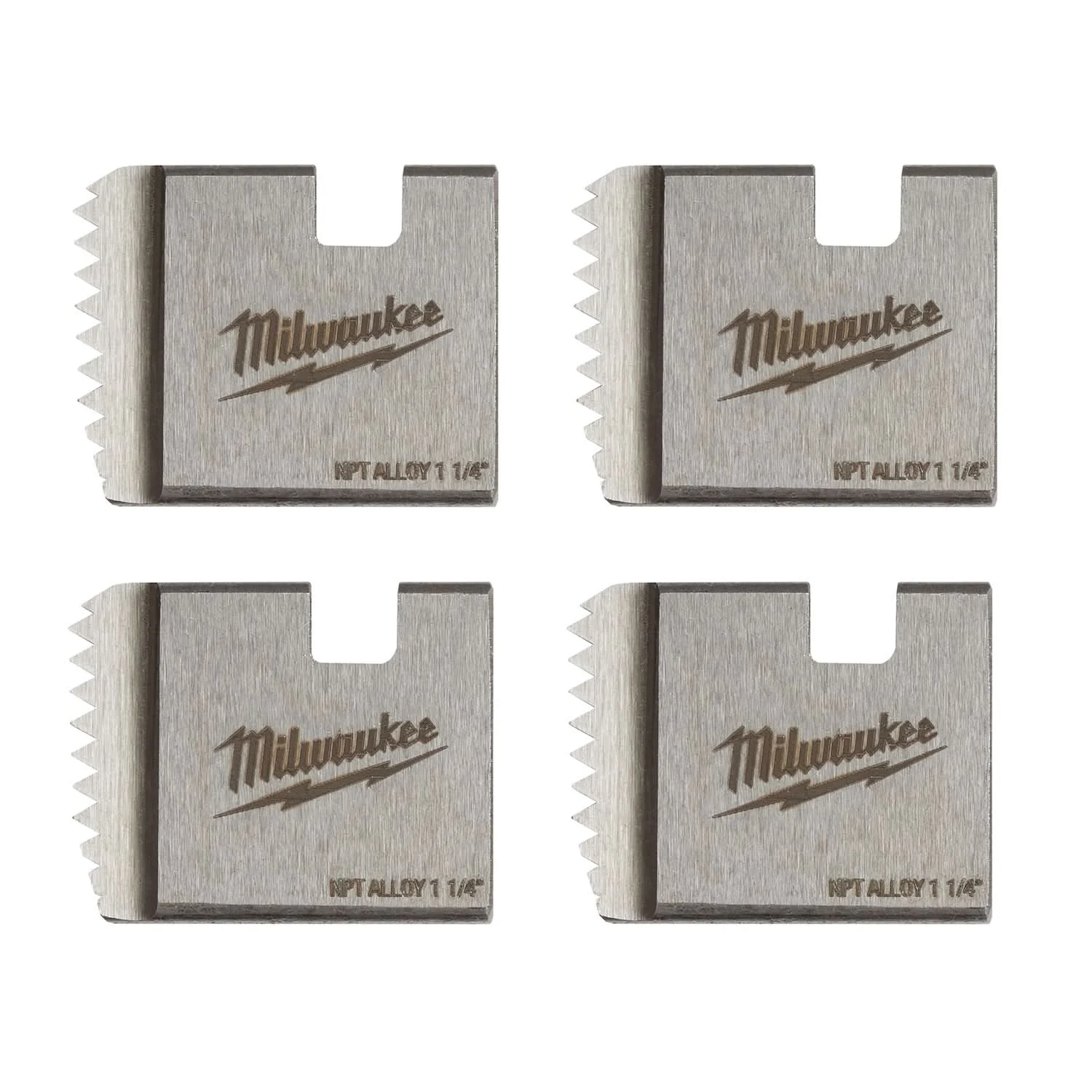 Milwaukee 48-36-1104 1-1/4" ALLOY NPT Portable Pipe Dies