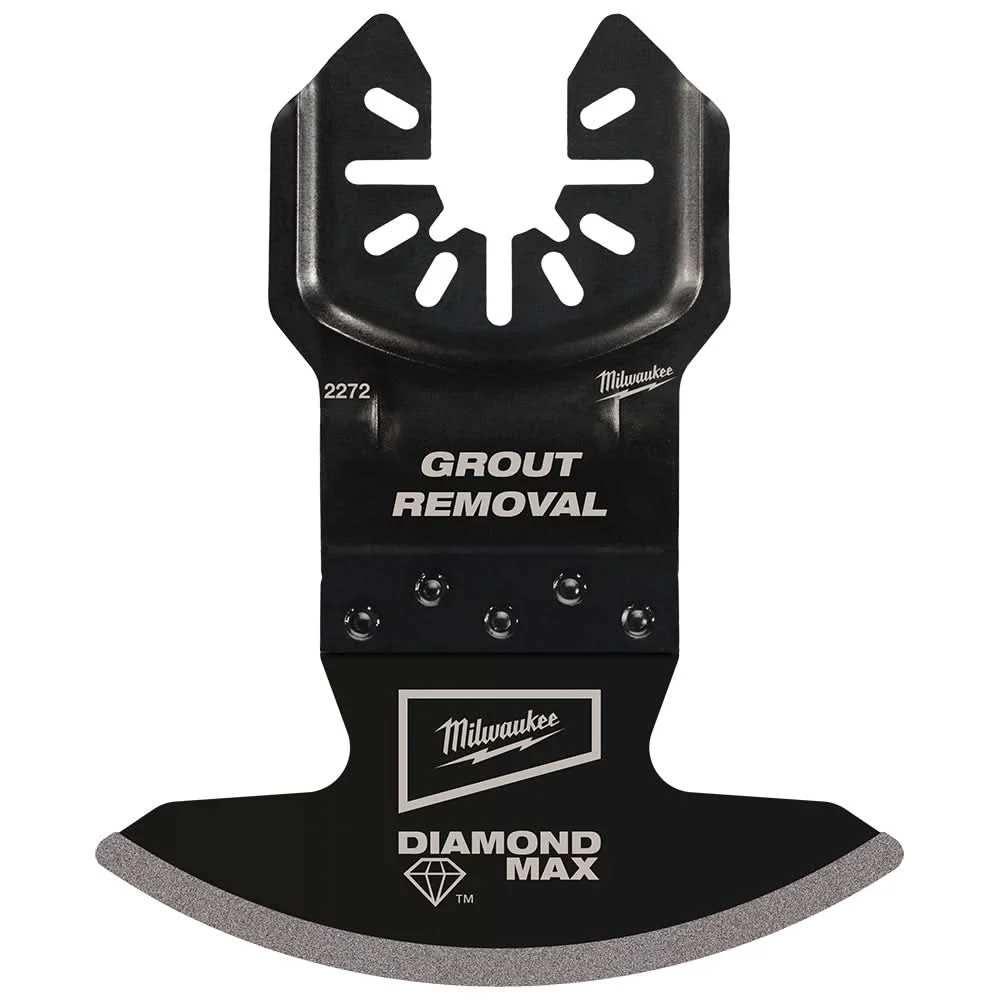 Milwaukee 49-25-2251 OPEN-LOK DIAMOND MAX Diamond Grit Grout Removal Multi-Tool Plunge Blade