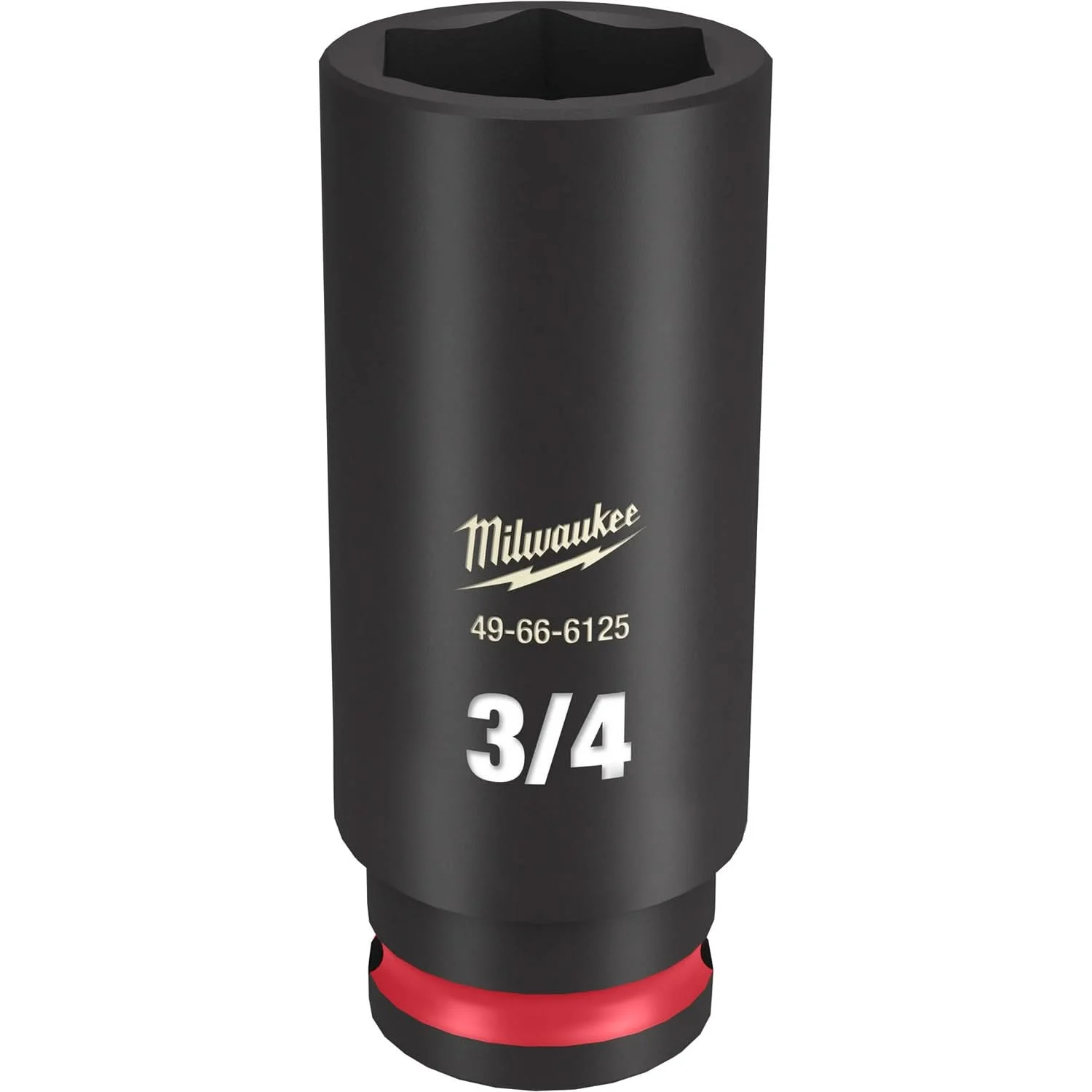 Milwaukee 49-66-6125 SHOCKWAVE Impact Duty 3/8-Inch Drive 3/4-Inch Deep 6 Point Socket