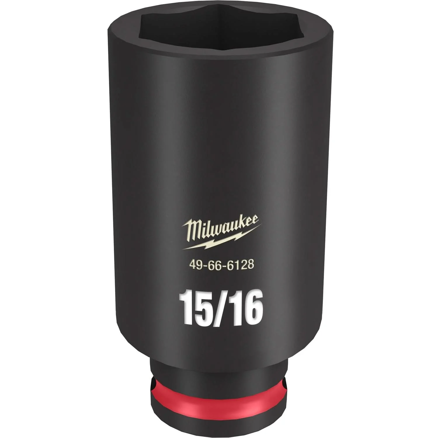 Milwaukee 49-66-6128 SHOCKWAVE Impact Duty 3/8-Inch Drive 15/16-Inch Deep 6 Point Socket
