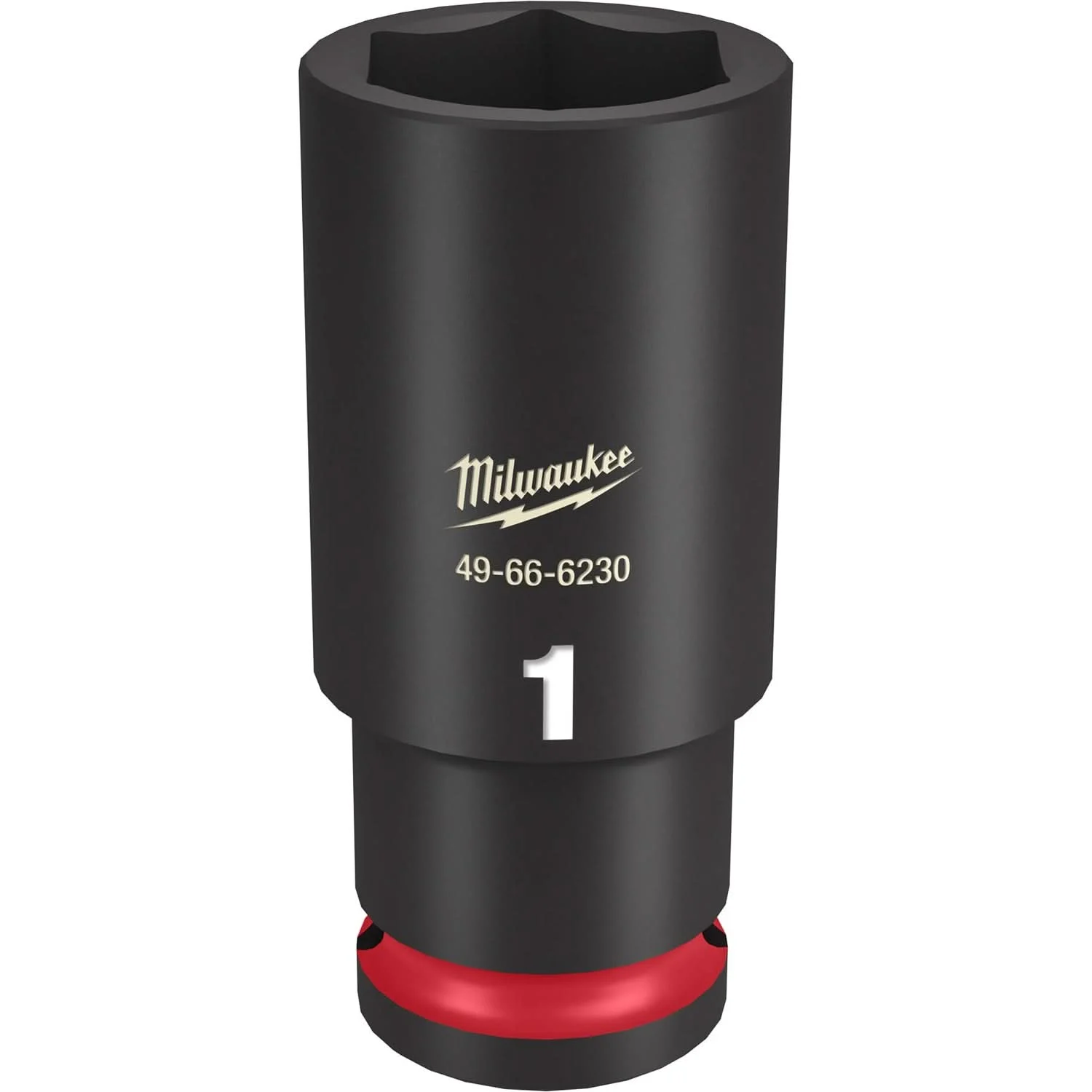 Milwaukee 49-66-6230 SHOCKWAVE Impact Duty 1/2-Inch Drive 1-Inch Deep 6 Point Socket