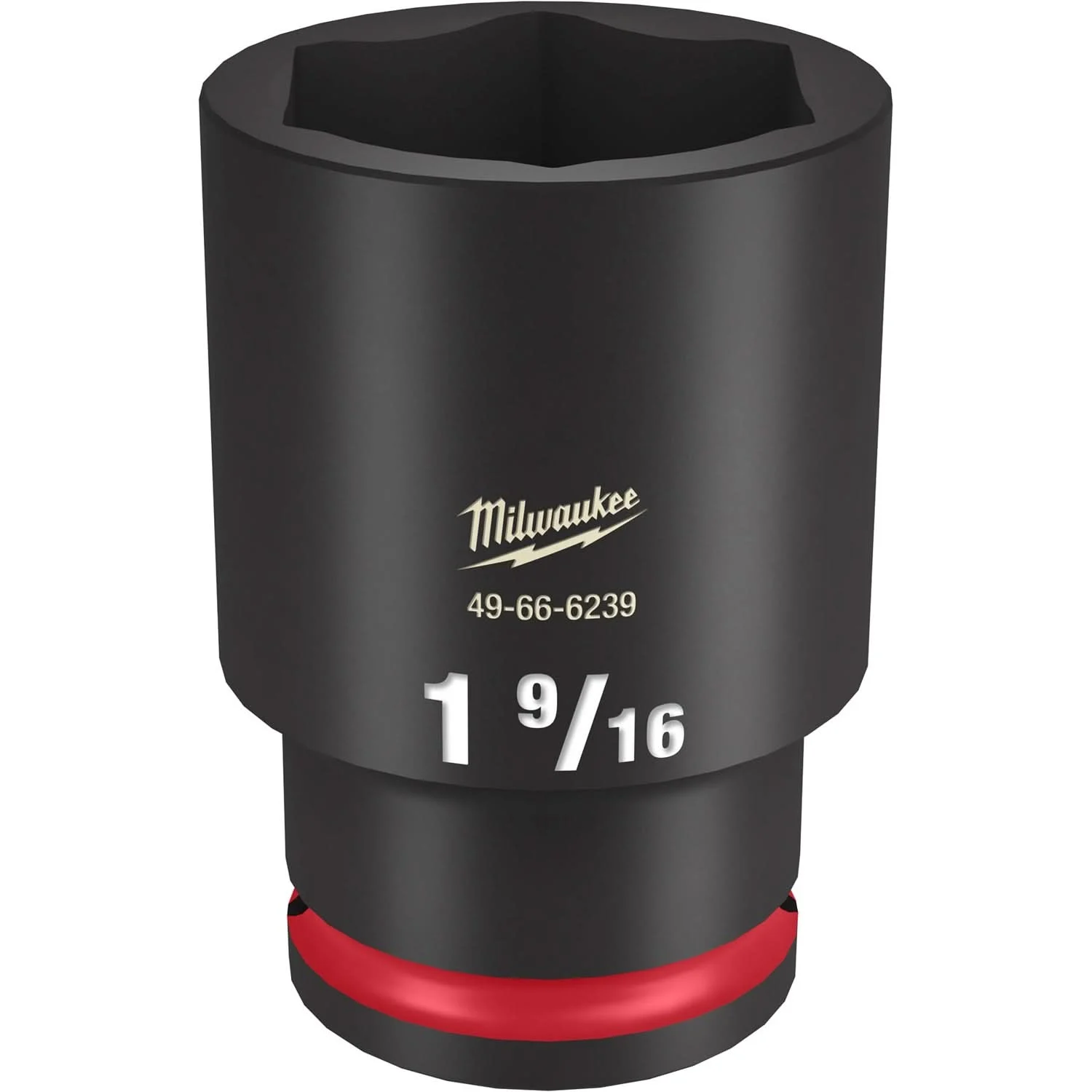 Milwaukee 49-66-6239 SHOCKWAVE Impact Duty 1/2-Inch Drive 1-9/16-Inch Deep 6 Point Socket