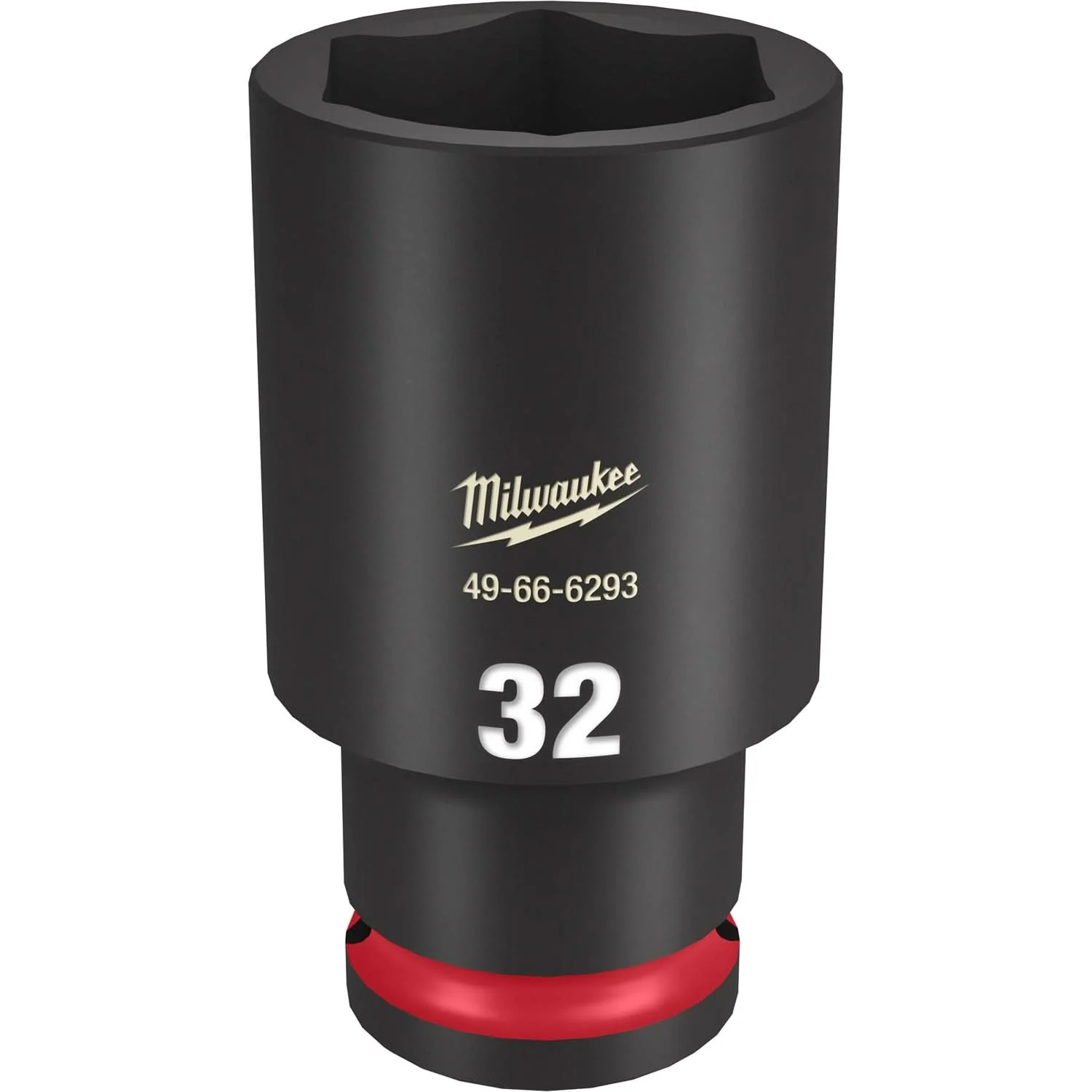 Milwaukee 49-66-6293 SHOCKWAVE Impact Duty 1/2-Inch Drive 32MM Deep 6 Point Socket