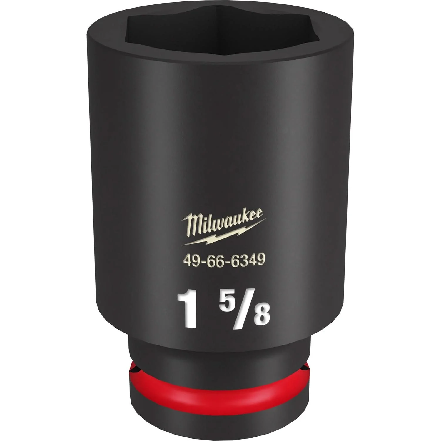 Milwaukee 49-66-6349 SHOCKWAVE Impact Duty 3/4-Inch Drive 1-5/8-Inch Deep 6 Point Socket