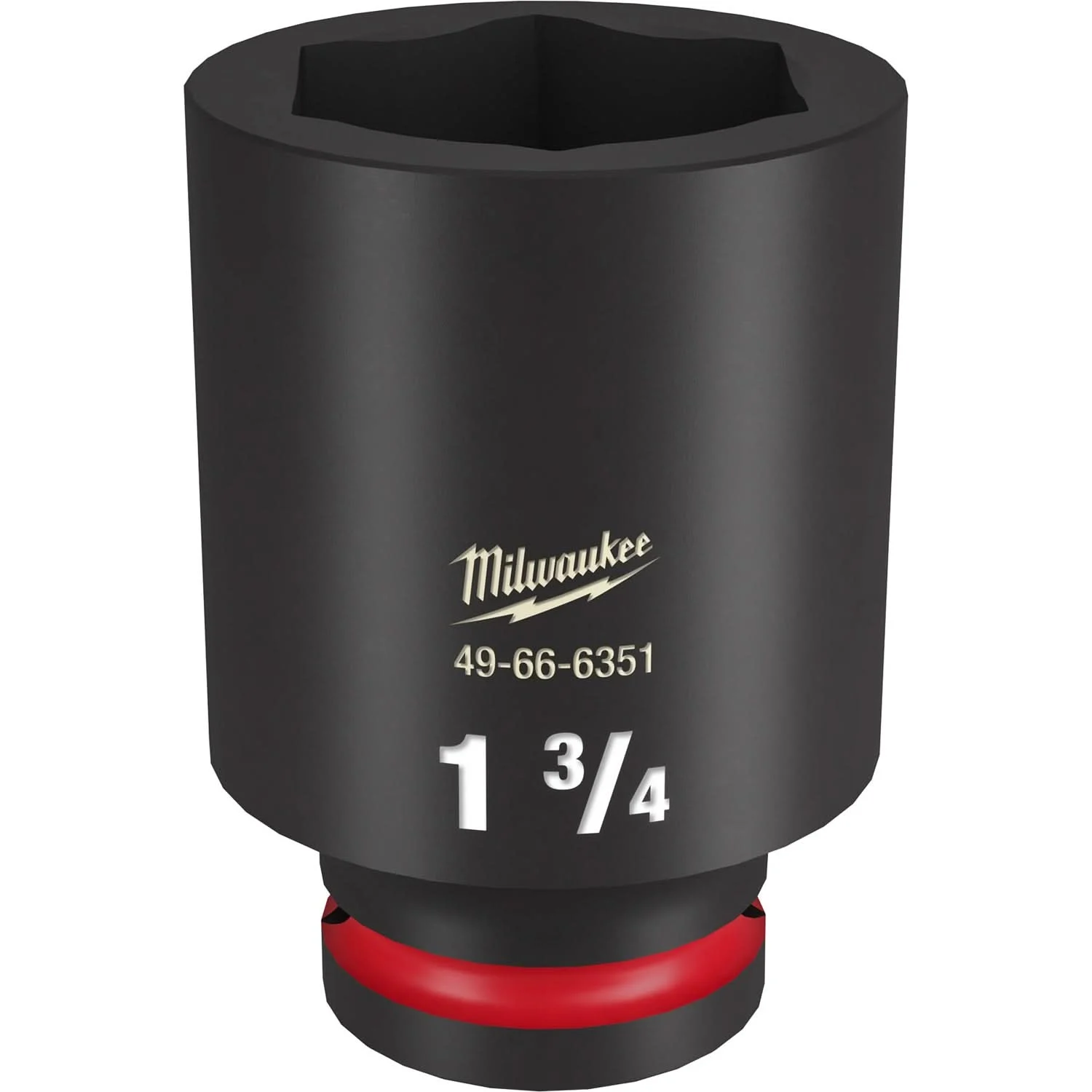 Milwaukee 49-66-6351 SHOCKWAVE Impact Duty 3/4-Inch Drive 1-3/4-Inch Deep 6 Point Socket